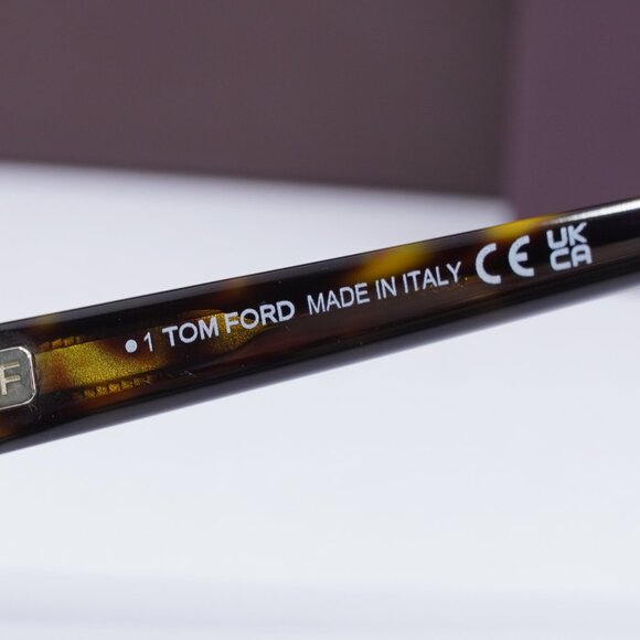 Tom Ford FT5961-B 052 Square Eyeglasses 49mm – Havana/Blue Light Block - Picture 10 of 10